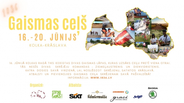 17. JŪNIJĀ, BERNĀTOS, IERADĪSIES 1836 GAISMAS CEĻA SKRĒJĒJI